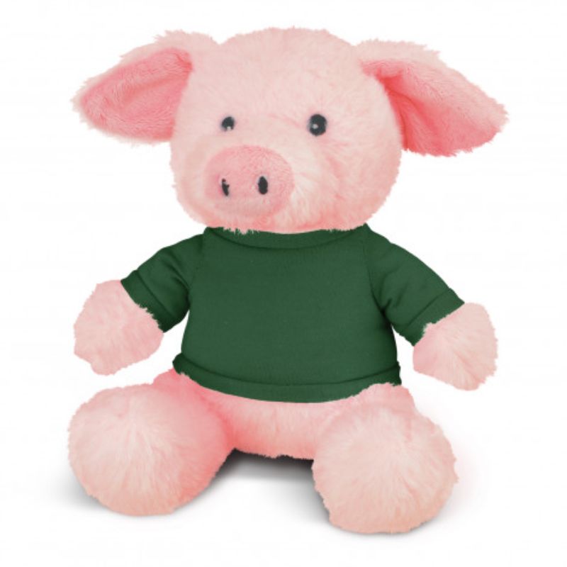 Plush Toy - Pig Dark Green (Set of 3)