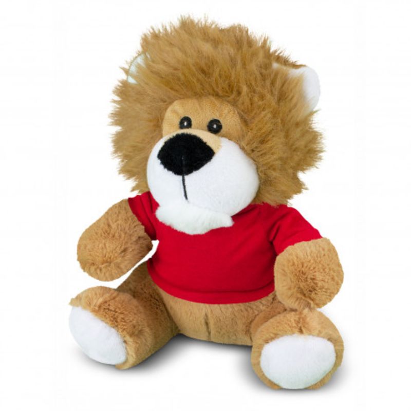 Plush Toy - Lion Light Brown/Red (Set of 3)