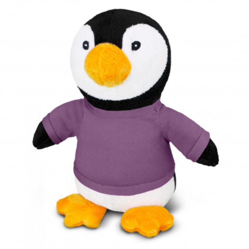 Plush Toy - Penguin Black/ White/ Orange/ Purple (Set of 3)