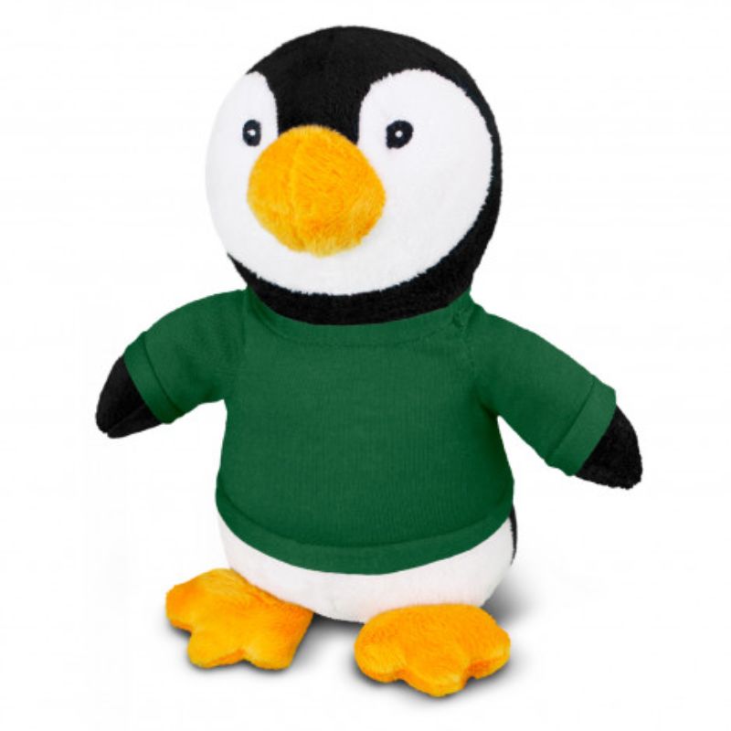 Plush Toy - Penguin Black/ White/ Orange/ Dark Green (Set of 3)