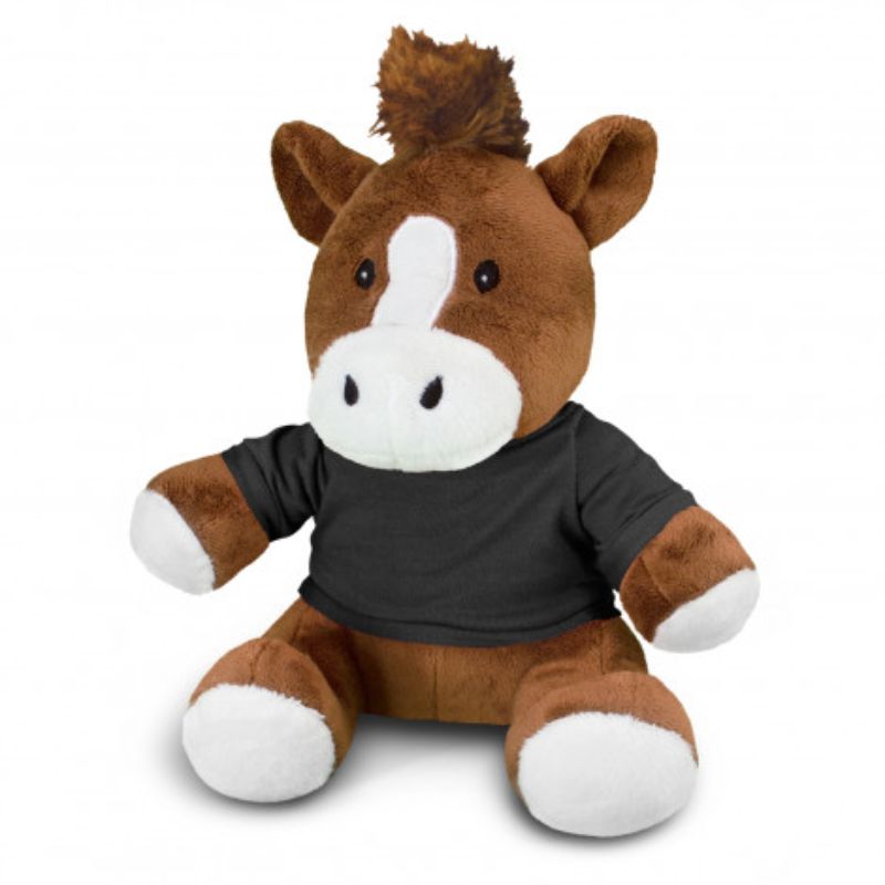 Plush Toy - Horse Brown/Black (Set of 3)