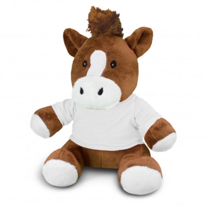 Plush Toy - Horse Brown/White (Set of 3)