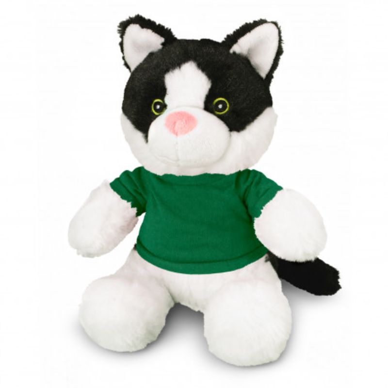Plush Toy - Cat Black/Dark Green (Set of 3)