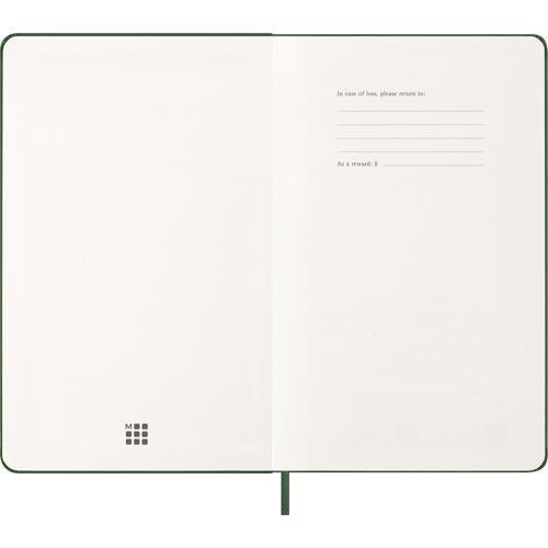 Moleskine Diary 12 Month Daily HC Large Myrtle Green 2027