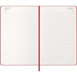 Moleskine Diary 12 Month Daily HC Large Scarlet Red 2027