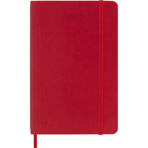 Moleskine Diary 12 Month Daily SC Pocket Scarlet Red 2027