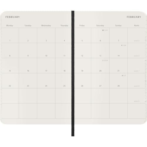 Moleskine Diary 12 Month Monthly SC Pocket Black 2027