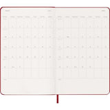 Moleskine Diary 12 Month Weekly + Notes HC Large Scarlet Red 2027