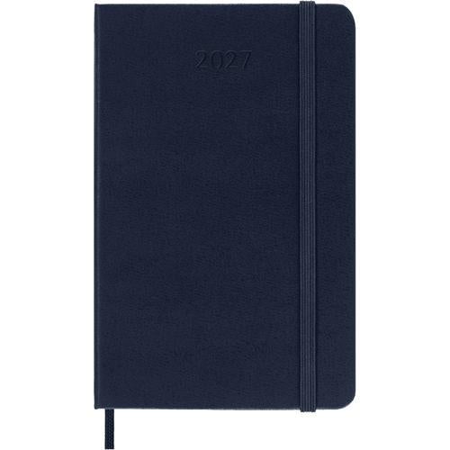 Moleskine Diary 12 Month Weekly + Notes HC Pocket Sapphire Blue 2027