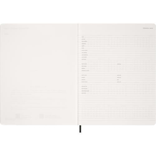 Moleskine Essential Planner 15 Month SC Weekly Vertical XXL Black 2027