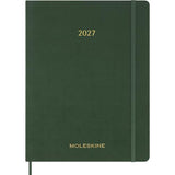 Moleskine Essential Planner 15 Month SC Weekly Vertical XXL Myrtle Green 2027