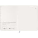 Moleskine Essential Planner 15 Month SC Weekly Vertical XXL Sapphire Blue 2027