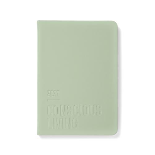 Letts of London Diary Conscious A5 Week to View Sage 2027