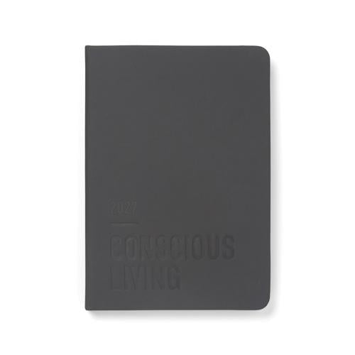 Letts of London Diary Conscious Evergreen A5 Week to View Slate 2027