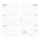 Filofax Refill Classic Week To View Ruled Personal 2027