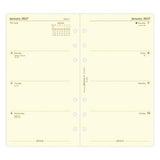 Filofax Refill Classic Week To View Personal Cotton Cream 2027