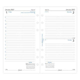Filofax Refill Classic Day Per Page With Appointments Personal 2027