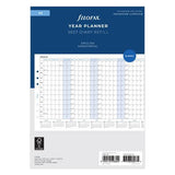 Filofax Refill Year Planner Horizontal A5 2027