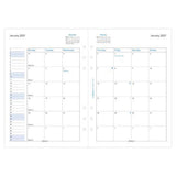 Filofax Refill Classic Month To View A5 2027