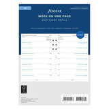 Filofax Refill Classic Week Per Page A5 ML 2027