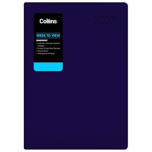 Collins Diary Rhapsody A53 Week To View Royal Purple 2027