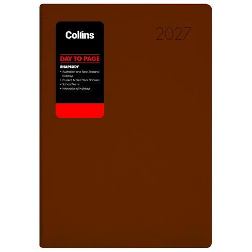 Collins Diary Rhapsody A51 Day To Page Cappuccino 2027