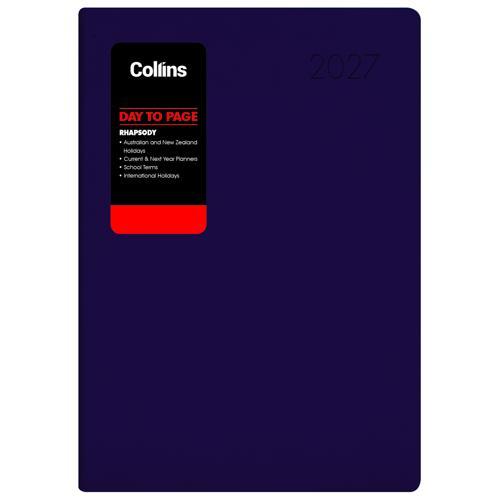Collins Diary Rhapsody A51 Day To Page Royal Purple 2027