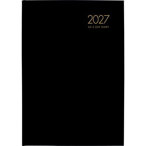 Windsor Diary A42 2 Day To Page Black 2027