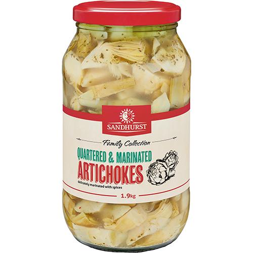 Sandhurst Quartered & Marinated Artichokes 1.9kg