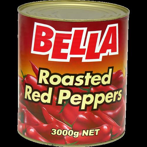 Bella Roasted Red Peppers 3kg
