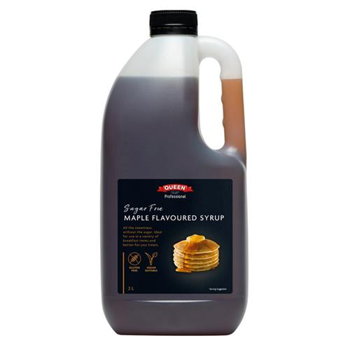 Queen Sugar Free Maple Flavoured Syrup 2l