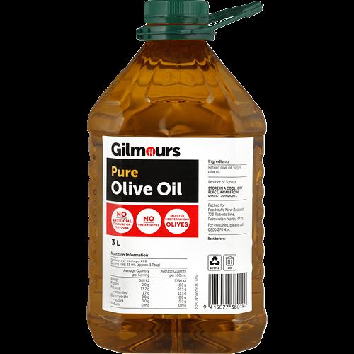 Gilmours Pure Olive Oil 3l