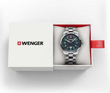 Watch - WENGER Terragraph 43mm SS Case Blue Dial SS bracelet