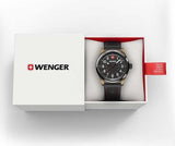 Watch - WENGER Terragraph 43mm Black/Bronze Case Black Dial/Strap