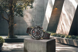 Watch - WENGER Terragraph Chro 43mm Bronze Case Black Dial/Silicone Strap