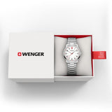 Watch - WENGER City Sport 34mm White Dial SS Bracelet