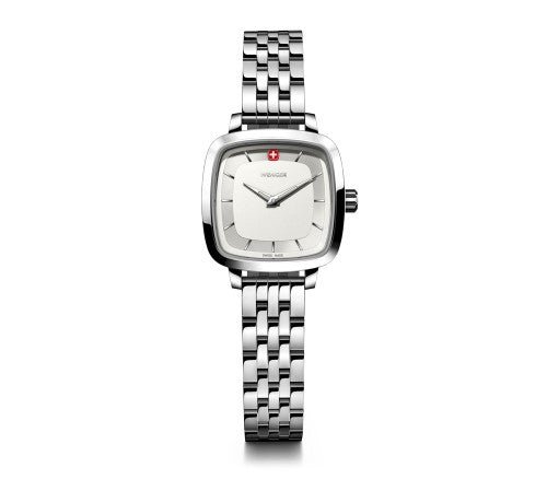 Watch - WENGER Vintage Classic 27mm SS Case White Dial SS Bracelet