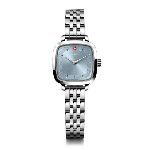 Watch - WENGER Vintage Classic 27mm Sunray Blue Dial SS Bracelet