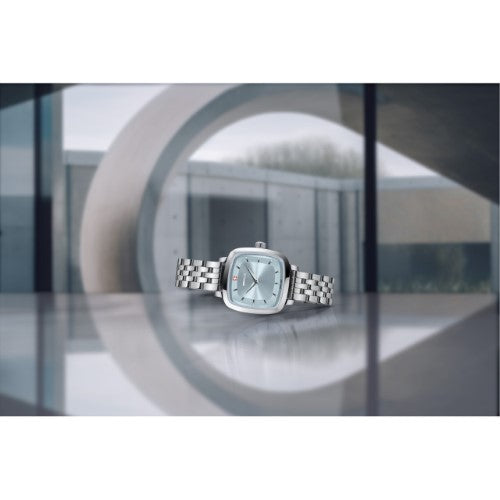 Watch - WENGER Vintage Classic 27mm Sunray Blue Dial SS Bracelet