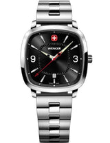 Watch - WENGER Vintage Sport 37mm Black Dial SS Bracelet