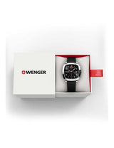 Watch - WENGER Vintage Classic Chrono 39.5mm Black Dial & Strap