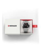 Watch - WENGER Vintage Sport Chrono 39.5mm Black Dial Bracelet