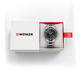 Watch - WENGER Executive 40mm SS Case Black Dial SS Bracelet