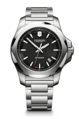 Watch - VICTORINOX I.N.O.X. Mech 43mm SS Bracelet Black Dial