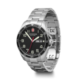 Watch - VICTORINOX FieldForce 42mm SS Bracelet - Black Dial
