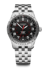 Watch - VICTORINOX Airboss Mechanical 42mm Bracelet Black Dial