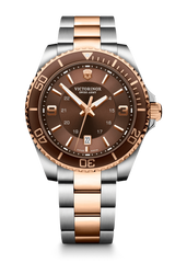 Watch - VICTORINOX Maverick 43mm SS Bracelet Brown Dial