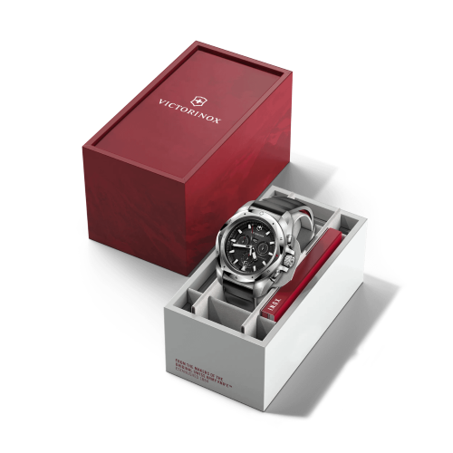 Watch - VICTORINOX I.N.O.X Chr 43 Black Rub Strap Black Dial