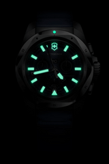 Watch - VICTORINOX I.N.O.X Chr 43mm Blue Rubber Strap Blue Dial