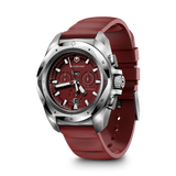 Watch - VICTORINOX I.N.O.X Chr 43mm Red Rubber Strap Red Dial